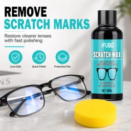 Eyeglass Scratch Repair CreamEyeglass Lens and Frame Scratch Polish, Lens Scratch Polishing, Buffing, Suitable for Minor Scratch