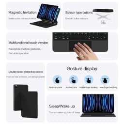 TouchPad Magic Keyboard for iPad Air 11 13 M4 2026 M3 M2 iPad 10 10th Air 4 5 6 iPad Pro 11 12.9 13'' M5 M4 Smart Cover Backlit