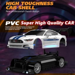 New 1:24 RC Drift Vehicle, Mustang 4WD Cars, Racing Car with Remote Control, Gift, Competition Racing Car, Children's Toy