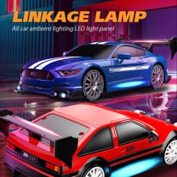 New 1:24 RC Drift Vehicle, Mustang 4WD Cars, Racing Car with Remote Control, Gift, Competition Racing Car, Children's Toy
