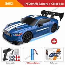 New 1:24 RC Drift Vehicle, Mustang 4WD Cars, Racing Car with Remote Control, Gift, Competition Racing Car, Children's Toy