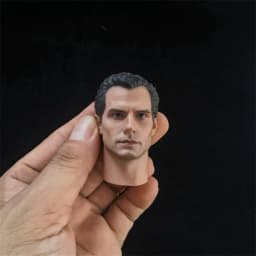 1/6 Scale US Soldier Head Sculpt - Sci-Fi Film Hero/Villain - Painted Head Model Kit for 12in Action Figures Toys
