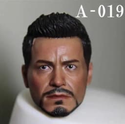 1/6 Scale US Soldier Head Sculpt - Sci-Fi Film Hero/Villain - Painted Head Model Kit for 12in Action Figures Toys