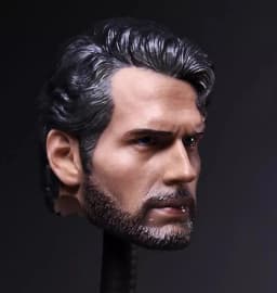 1/6 Scale US Soldier Head Sculpt - Sci-Fi Film Hero/Villain - Painted Head Model Kit for 12in Action Figures Toys