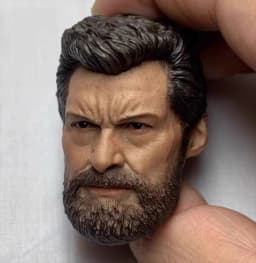 1/6 Scale US Soldier Head Sculpt - Sci-Fi Film Hero/Villain - Painted Head Model Kit for 12in Action Figures Toys