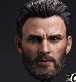1/6 Scale US Soldier Head Sculpt - Sci-Fi Film Hero/Villain - Painted Head Model Kit for 12in Action Figures Toys