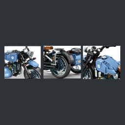 817pcs City Moto Racer ST-800CC Motorcycle Building Blocks Technical Speed Sports Champion Motorbike Bricks Toys for Adult Gifts