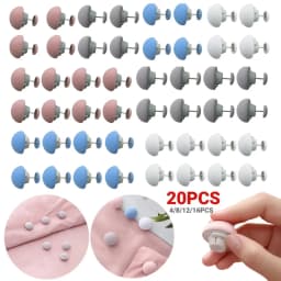 1-20PCS BedSheet Quilt Clip One Button Unlock Duvet Cover Fastener Clip Anti Slip Blanket Buckles Quilt Holder Fixator Grippers