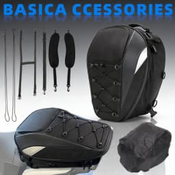 Waterproof Motorcycle Tail Bag High Capacity Multifunction Backpack Seat Bag Universal For YAMAHA KTM Dirt Pit Bike Ebike Parts