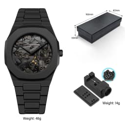 Men's Top Luxury Business Watches Arabic Numeral Waterproof Quartz Watches Men's Analog Mechanical Watches