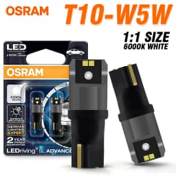 OSRAM 4/2Pcs W5W T10 LED Bulbs CANBUS No Error 194 168 Map Dome Lights Parking Light Interior Side Bulb for Hyundai Tucson Santa