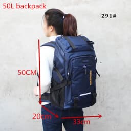 80L 50L Men's Outdoor Backpack Climbing Travel Rucksack Sports Camping Hiking Backpack School Bag Pack For Male Female Women