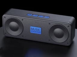 S18 Bluetooth Speaker W/ Subwoofer, FM Radio, 20H Battery, Waterproof, Stereo for Phone/PC Outdoor