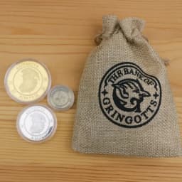 Harries Gringotts Gold Coin Movie Peripherals Potters Souvenir Hogwarts Badge Magic World Currency Cosplay Props Toys Kids Gifts