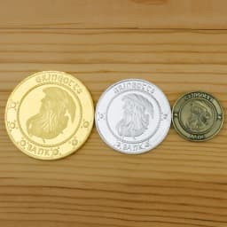 Harries Gringotts Gold Coin Movie Peripherals Potters Souvenir Hogwarts Badge Magic World Currency Cosplay Props Toys Kids Gifts