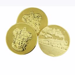 Harries Gringotts Gold Coin Movie Peripherals Potters Souvenir Hogwarts Badge Magic World Currency Cosplay Props Toys Kids Gifts