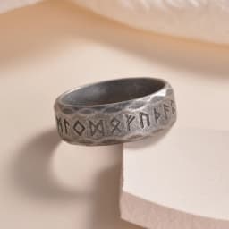 Nordic Retro Viking Rune Ring For Men Women Simple 316L Stainless Steel Odin Letter Viking Rings Couple Amulet Jewelry Gifts