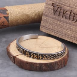 Never Fade Rock Viking Wolf Bracelet Men's handmade cord Wolf Bead Punk Bracelets Biker Jewelry