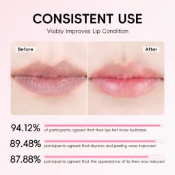 LAIKOU Sakura Lip Balm Nourishing Refreshing Hydrating and Lasting Moisturizing Preventing Cracking Repairing for Daily Lip Care