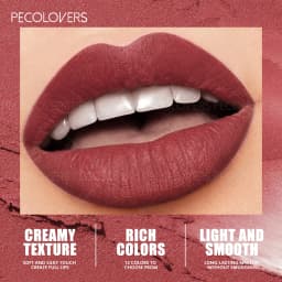 Colors Matte Lip Liner and Lipstick, Easy To Accurately Apply, Waterproof Long-lasting Non-sticky, Perfect Festival Gifts