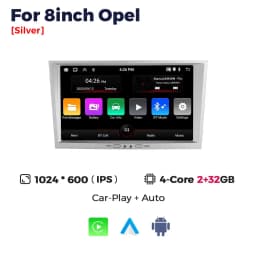 MEKEDE android 13 8inch Car radio GPS Carplay For Opel Astra H J 2004 Vectra Vauxhall Antara Zafira Corsa C D Vivaro Meriva Veda