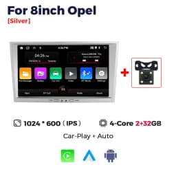 MEKEDE android 13 8inch Car radio GPS Carplay For Opel Astra H J 2004 Vectra Vauxhall Antara Zafira Corsa C D Vivaro Meriva Veda