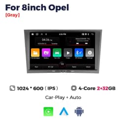 MEKEDE android 13 8inch Car radio GPS Carplay For Opel Astra H J 2004 Vectra Vauxhall Antara Zafira Corsa C D Vivaro Meriva Veda