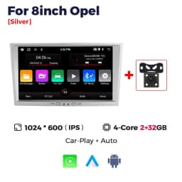 MEKEDE android 13 8inch Car radio GPS Carplay For Opel Astra H J 2004 Vectra Vauxhall Antara Zafira Corsa C D Vivaro Meriva Veda
