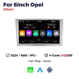 MEKEDE android 13 8inch Car radio GPS Carplay For Opel Astra H J 2004 Vectra Vauxhall Antara Zafira Corsa C D Vivaro Meriva Veda