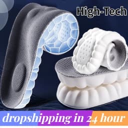 6PCS Massage Sports Insoles Super Soft Sport Insole for Feet Running Baskets Shoe Inserts Soles Arch Support Orthopedic Cushion