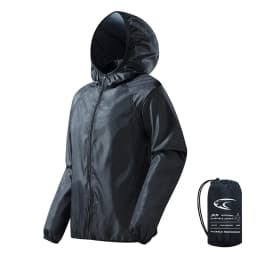 LNGXO Men's Women's Waterproof Hiking Jacket Quick Dry Sun Protection Windbreaker Camping Hunting Climbing Outdoor Rain Coat
