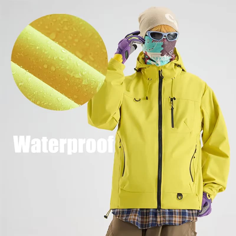 Unisex Waterproof Windbreaker Outdoor Sport Windproof Single-Layer Jacket Men Women Hiking Climbing Trekking Rain Coat