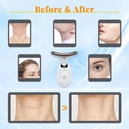 Face Lift 7 Colors Neck Beauty Neck Device Slim Massager Facial Lifting Tightening Face Wrinkle Remover Face Care Beauty Machine