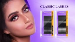 NAGARAKU 16Rows Classic Individual Eyelash Extension Lashes Matte Black Professional Soft Natural