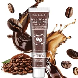 Natural caffeine powerful moisturizing and firming eye cream 20g, used for puffiness and dark circles. After use, it lifts the eye area, reducing wrinkles and signs of aging, and lightens the appearance of sagging skin