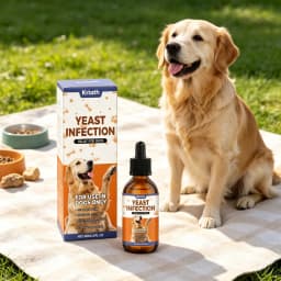 Kriath Dog Supplement Drops Promote Nutrient Absorption Improve Immune Defense Ability Gentle Formula Dog Oral Liquid Supplement