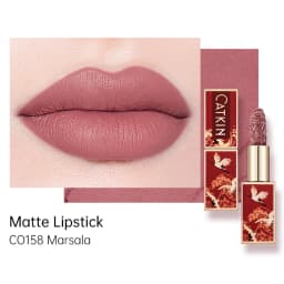 CATKIN Makeup Velvet Matte Lipstick, Hydrating Long‑Lasting Creamy Smooth, for Halloween Cosplay & Party Lip Looks
