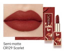 CATKIN Makeup Velvet Matte Lipstick, Hydrating Long‑Lasting Creamy Smooth, for Halloween Cosplay & Party Lip Looks