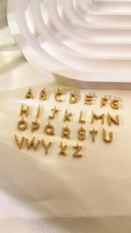 ANDYWEN 925 Sterling Silver Gold Personalized Name Pendant Necklace Alpahbet Birthday Gift Valentiens European Initial Jewelry