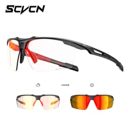 Scvcn Photochromic Sunglasses Cycling Glasses Bike Running Man Sun Bicycle Sports MTB Road Eyewear for Women Cycle Goggles 2023