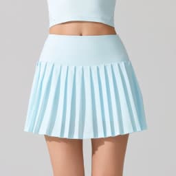 VITALINOVO Pleated Tennis Skirt for Women with Pocket Shorts Women's High Waisted Lightweight Athletic Golf Skorts Skirts Flowy