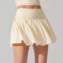 VITALINOVO Pleated Tennis Skirt for Women with Pocket Shorts Women's High Waisted Lightweight Athletic Golf Skorts Skirts Flowy