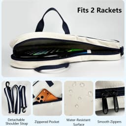 Jusenda Oxford Padel Paddle Bag Cover For Various Tennis Racket Soft Face Carbon Fiber EVA Racquet Unisex Tennis Shoulder Bags