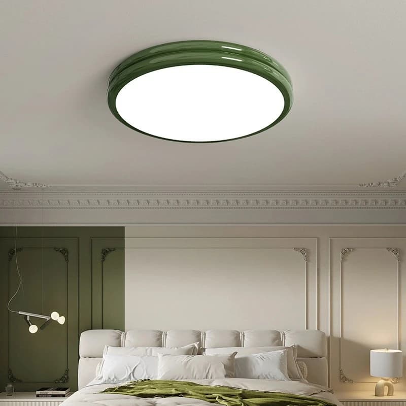 Modern Flat Ceiling Light Chandelier for Living Dining Room Bedroom Down Lighting