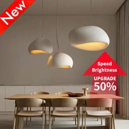 Nordic Wabi Sabi Ceiling Chandelier Modern E27 LED Dining Table Pendant Lights for Living Room Bedroom Loft Decor Hanging Lamp