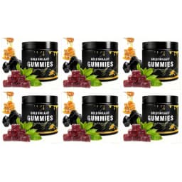 Gold Shilajit Gummies with Manuka Honey MGO 263 Himalayan Shilajit Vegan Non GMO Gluten Free Energy Vitality Supplement 30 Count