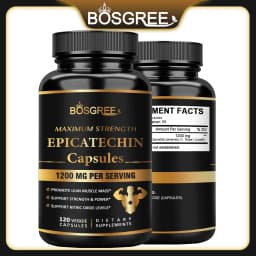Epicatechin Capsules - Protein Synthesis, Athletic Ability, Strength, and Lean Muscle Support - Carnosine Inhibitors Supplements