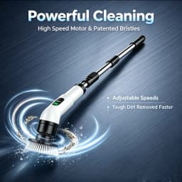 Household Cordless Spin Scrubber Kitchen Gadgets Hair Brushes Bathroom Broom Toilet Mops Electric Multipurpose Cleaning Brush