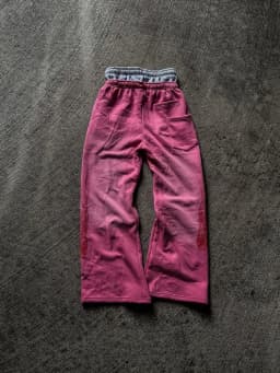 High Street Trendy Pants High Street Ins Trendy Brand Men's and Women's Loose Straight Tube Embroidered Printed Casual Pants