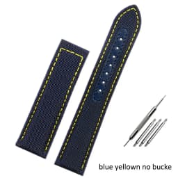 19mm 20mm Canvas Nylon Watchbands For Omega Seamaster 300 Speedmaster AT150 Omega Speedmaster Slubby 310.32 Series Nylon Strap